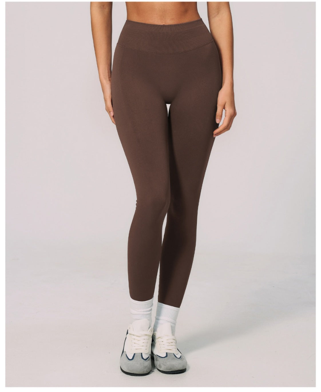 CHOCOLATE BROWN CONTOUR LEGGINGS