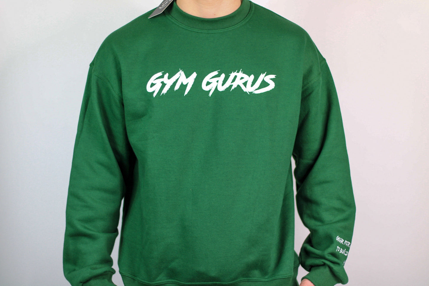 Guru Logo Crew Neck - Hunter Green