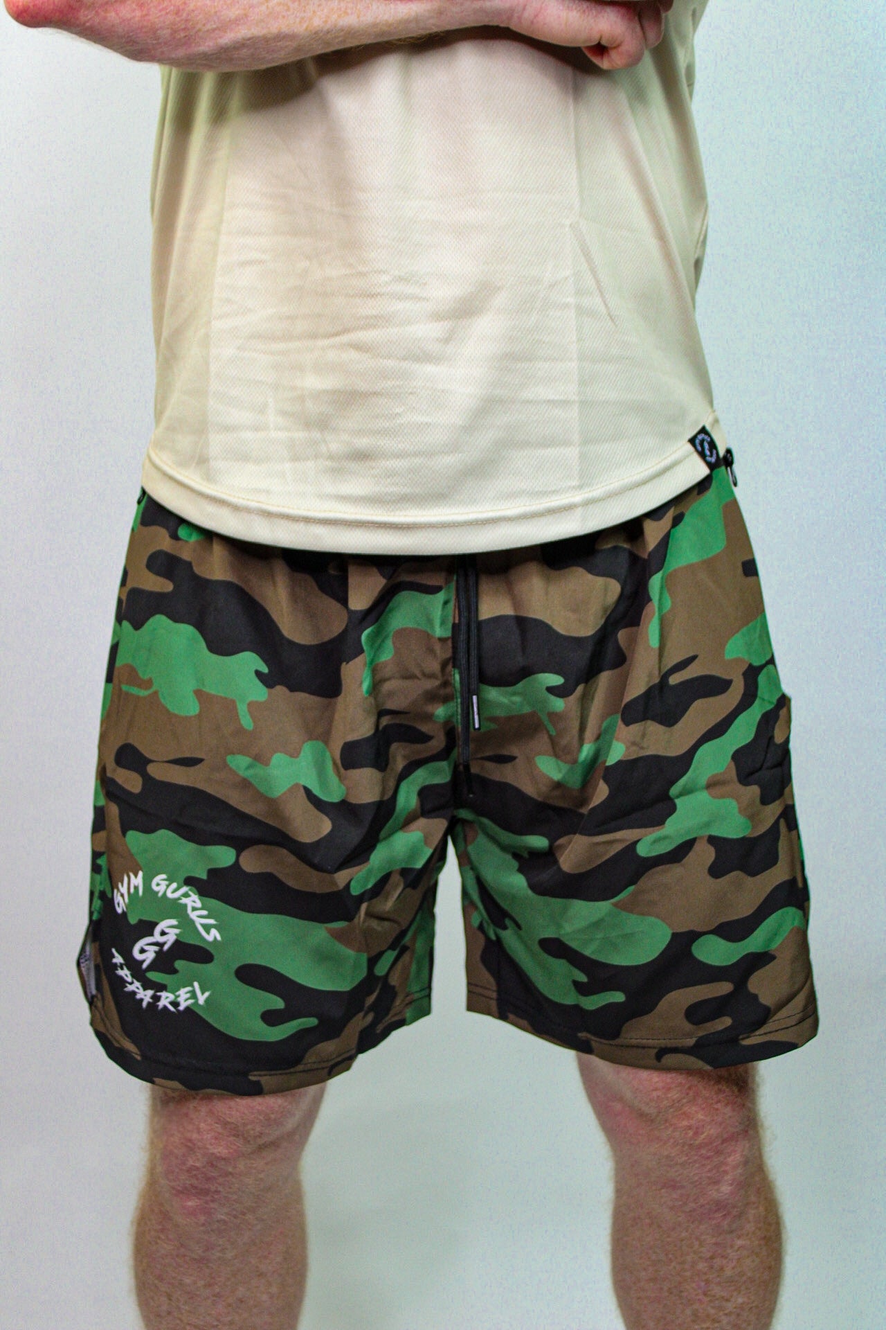 Combat Trainer Shorts – Green Camo