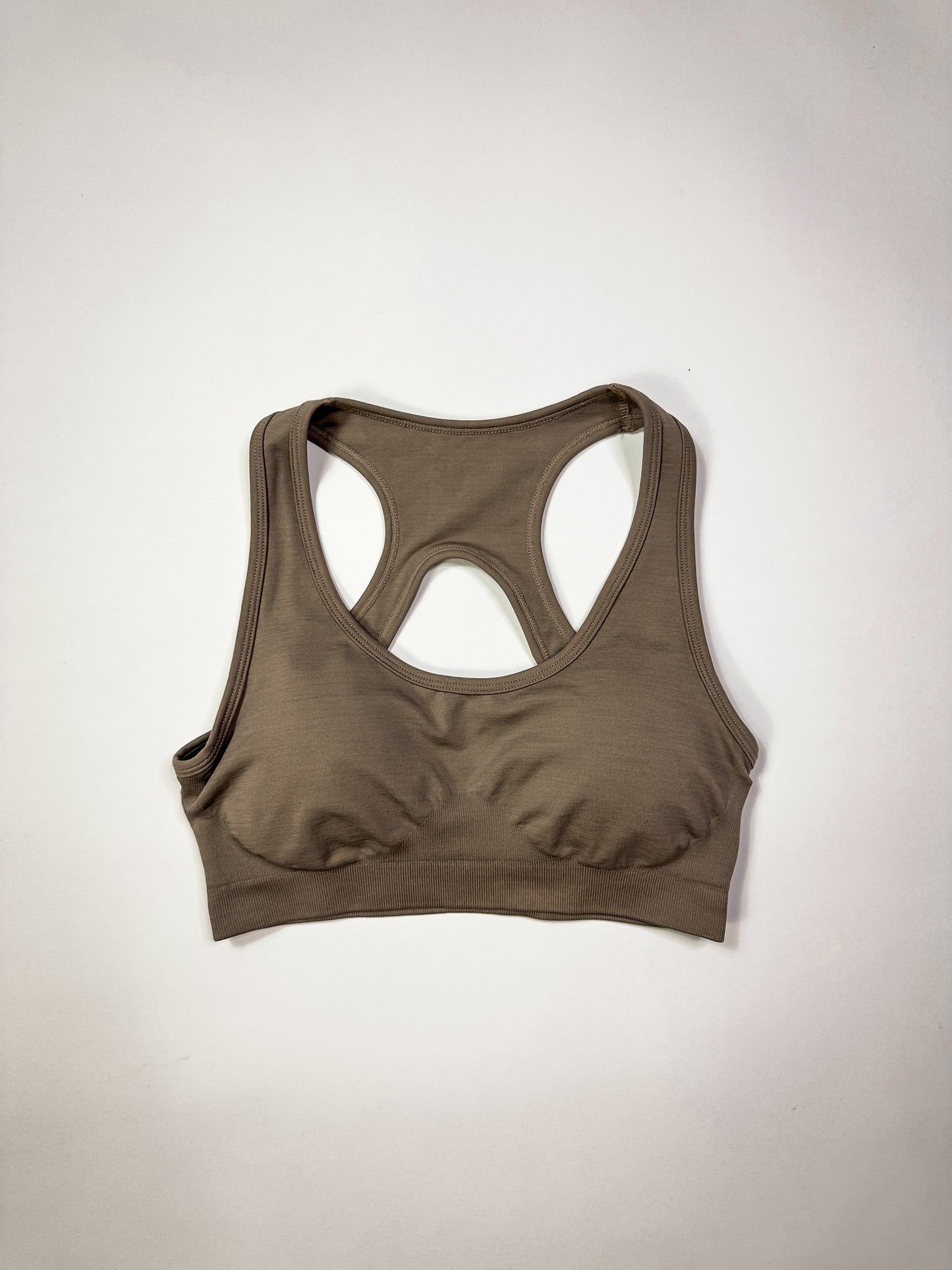 Strength Seamless Sports Bra - Mocha Brown
