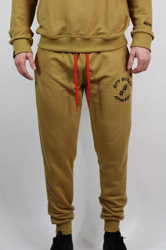 Relentless Terry Joggers - Mustard Brown
