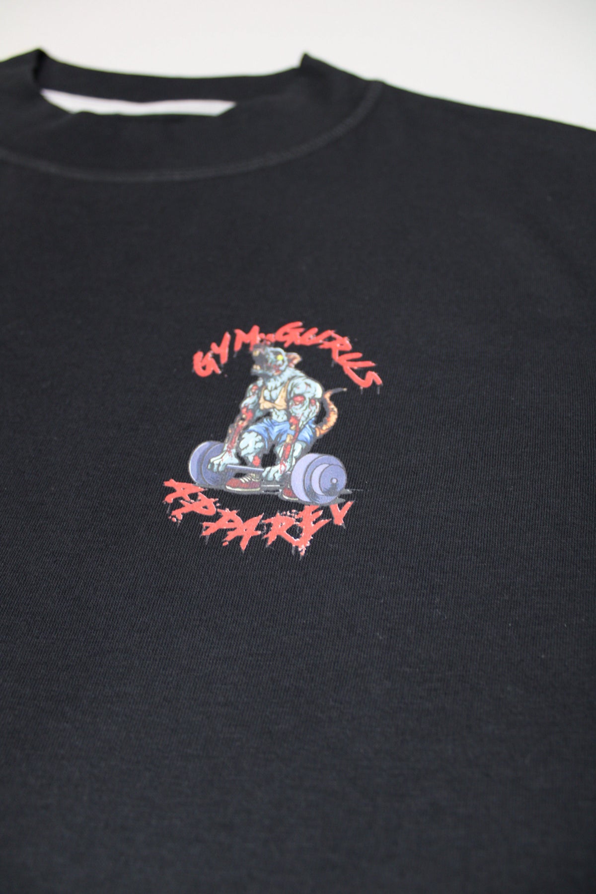 Gym Rat Oversized Crop Tee