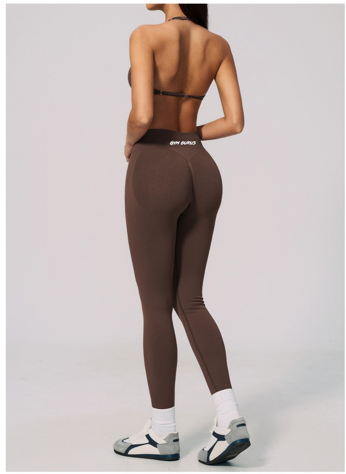 CHOCOLATE BROWN CONTOUR LEGGINGS