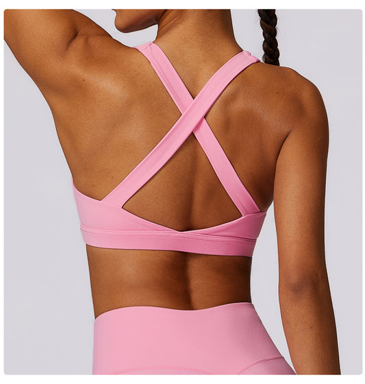 Elite Sports Bra - Sakura Pink