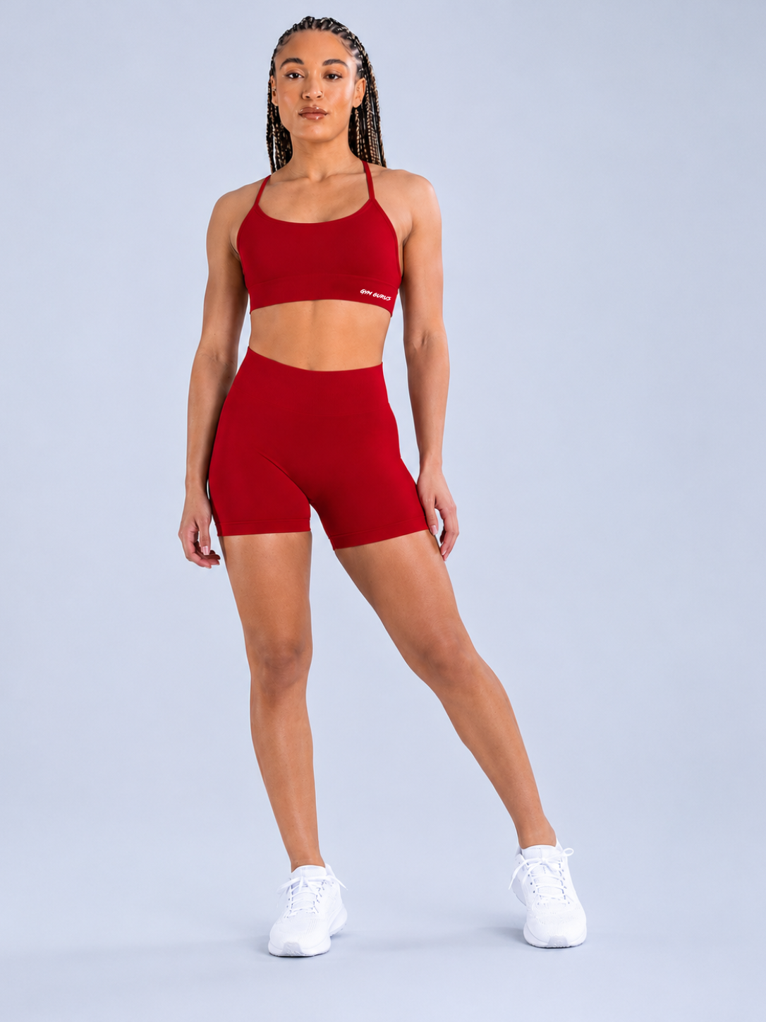 Seamless Power Contour Shorts - Wine Red