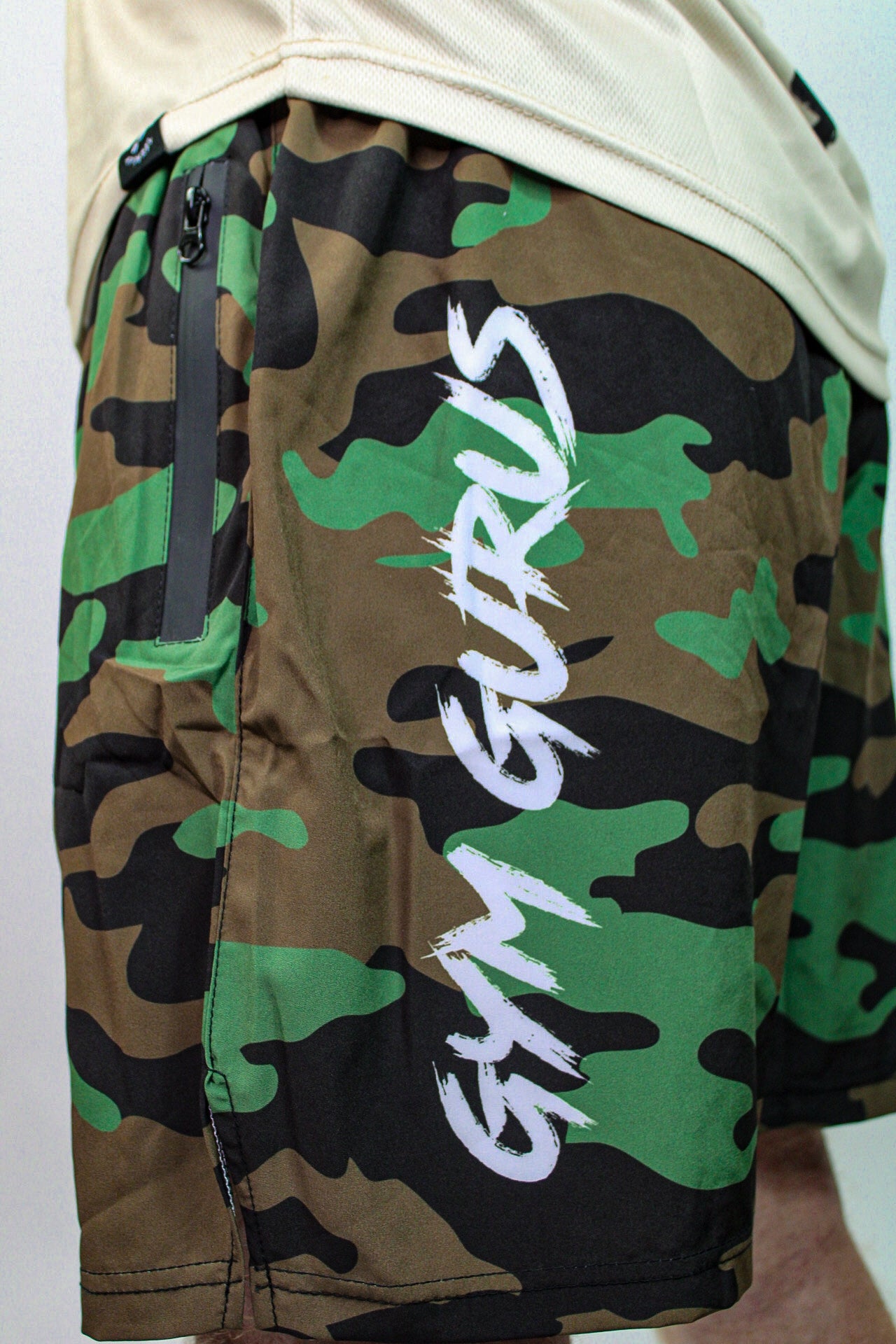 Combat Trainer Shorts – Green Camo