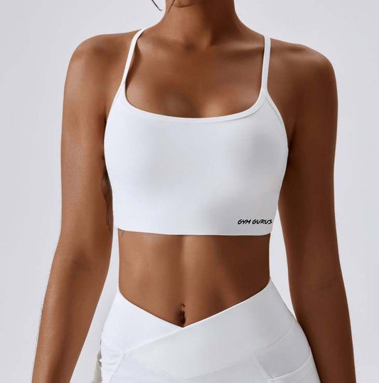 Elite Sports Bra - White