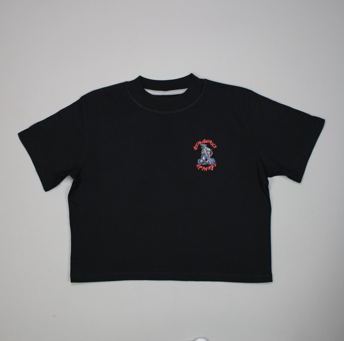 Gym Rat Oversized Crop Tee