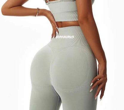 Power Contour Seamless Leggings - Ice Grey