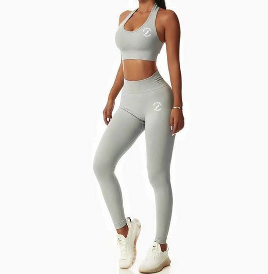 Power Contour Seamless Leggings - Ice Grey