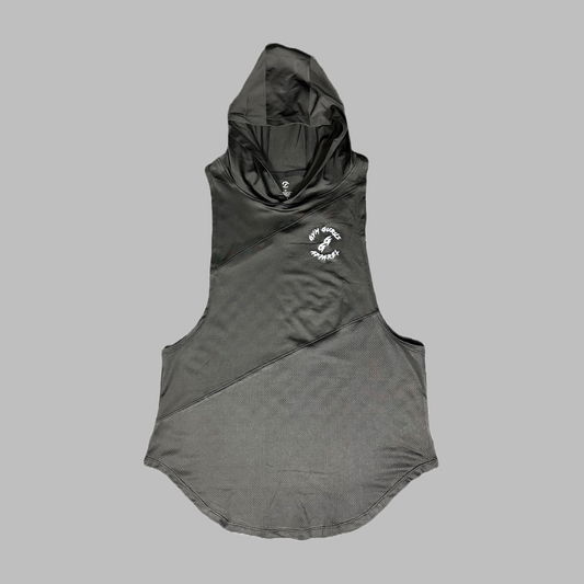 Battle Sleeveless Hoodie - Black