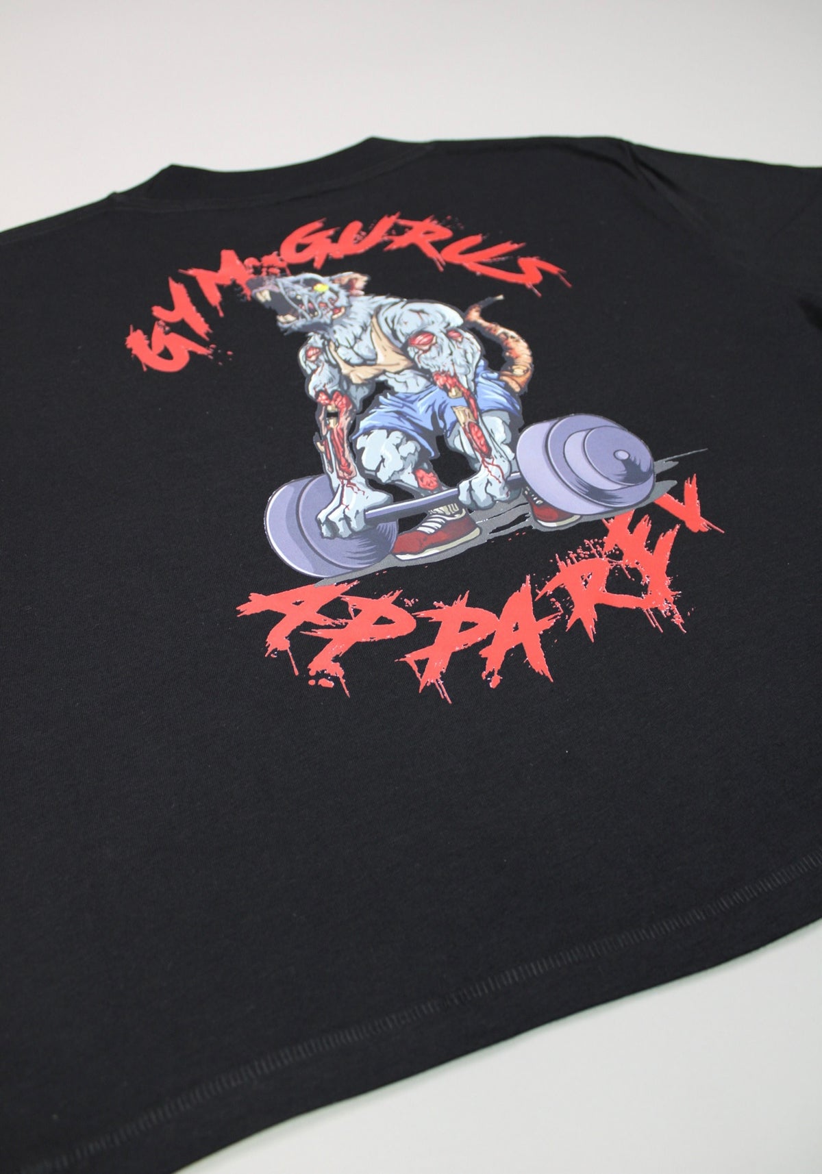 Gym Rat Oversized Crop Tee