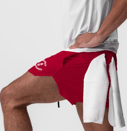 Grind Mode Mesh Shorts - Fire Red