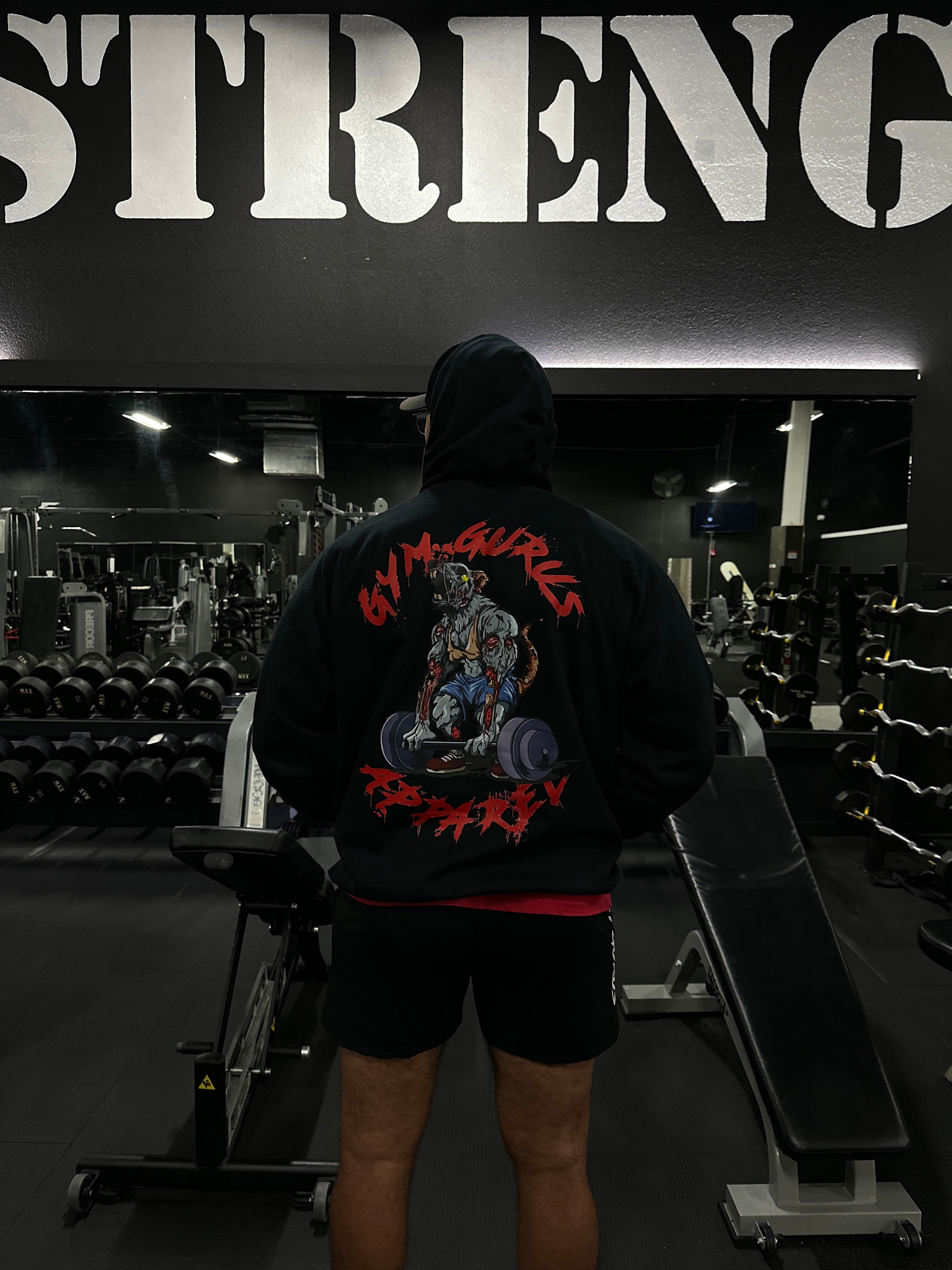 Gym Rat Hoodie - Black – Gym Gurus Apparel
