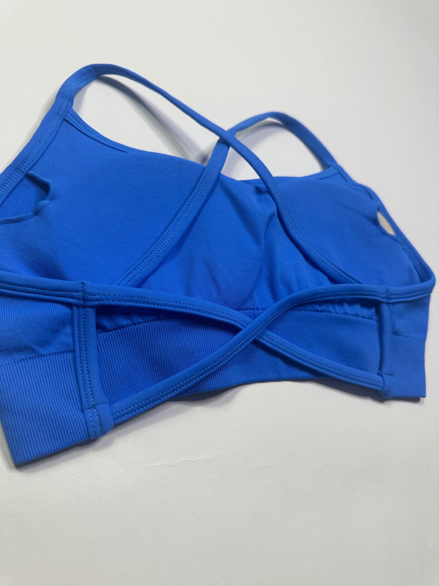 Power Seamless Sports Bra - Sapphire Blue