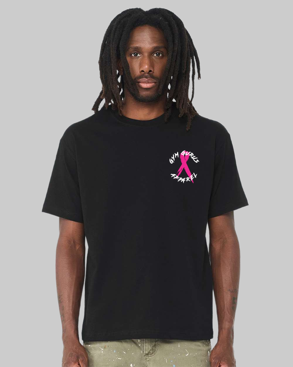 Breast Cancer Guru Tee - Jet Black