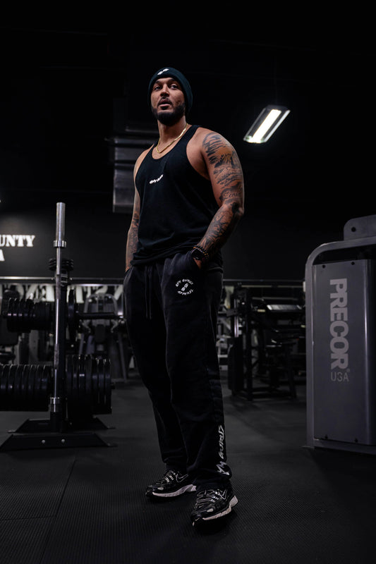 Guru Muscle Tank - Jet Black