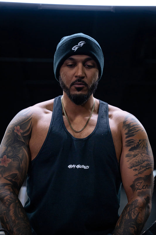 Guru Muscle Tank - Jet Black