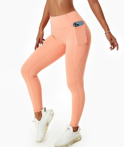 Pocket Leggings - Poppin Peach