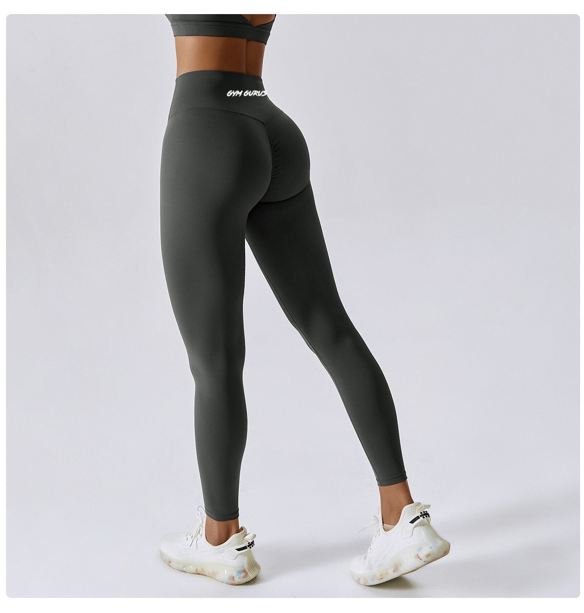 Elite Scrunch Leggings - Space Grey