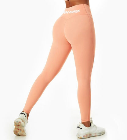 Pocket Leggings - Poppin Peach