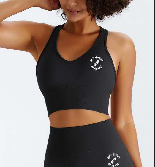 Amplify Seamless Sports Bra - Black